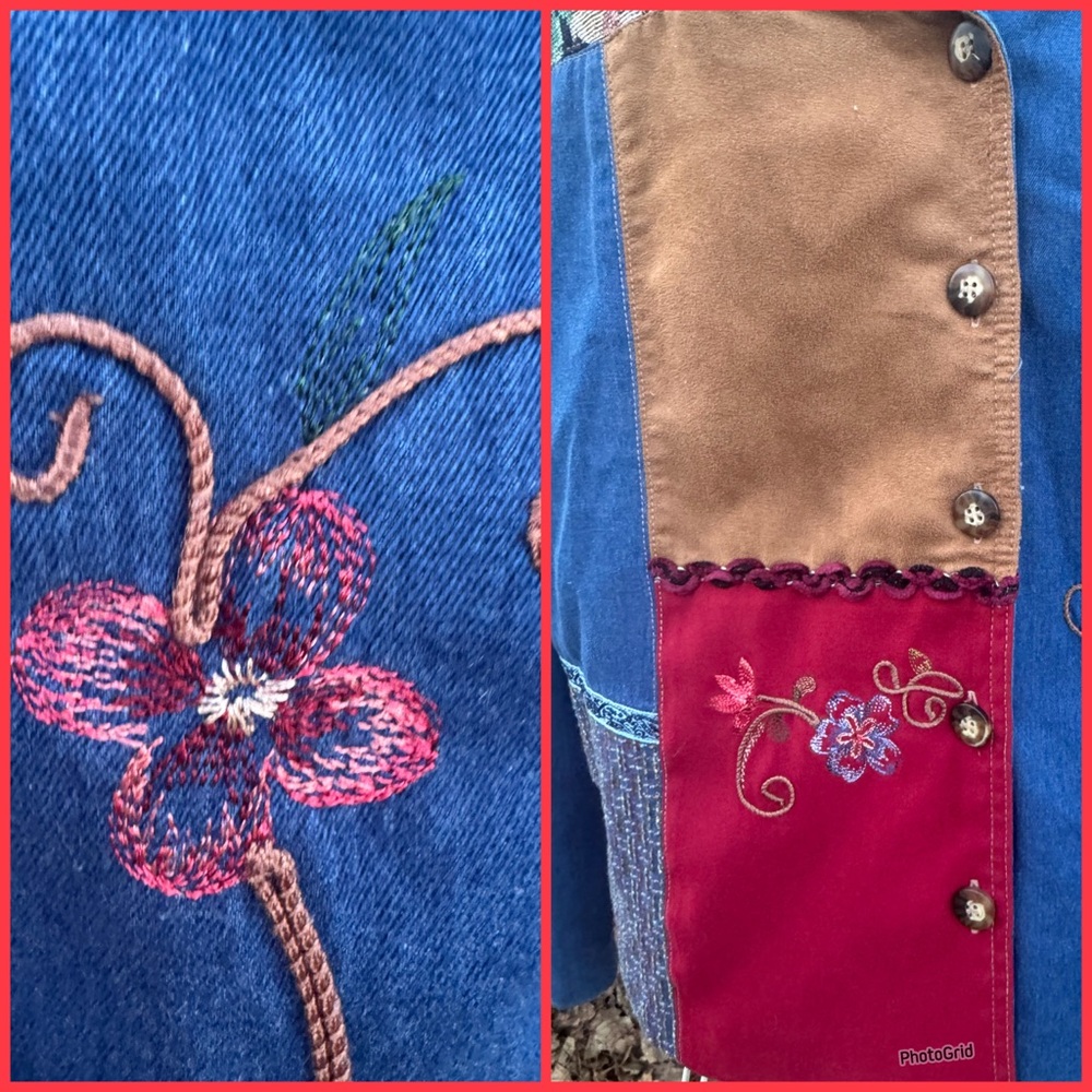 Koret Multicolor Patchwork Jean Jacket - image 5